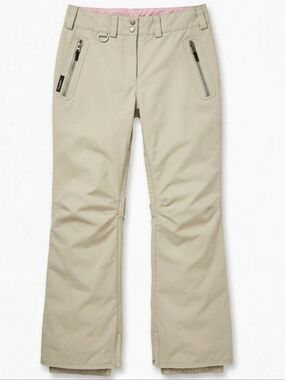 Volcom Species Stretch Snow Pants Beige & Pink Large OBO